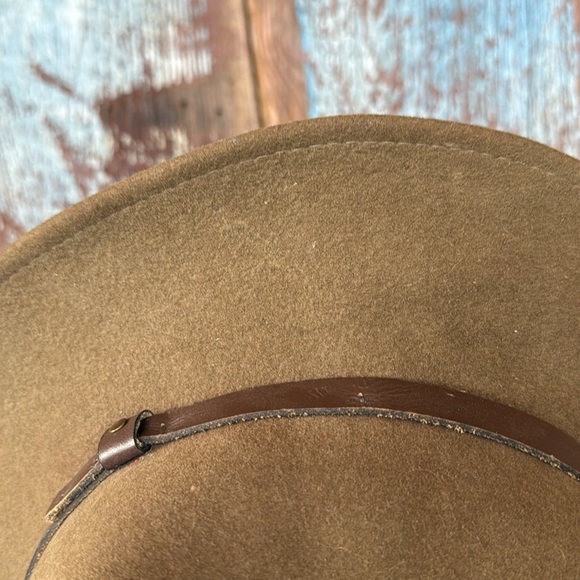 Dorfman Pacific Wool Felt Crushable Outback Hat Size Small - Picture 6 of 11